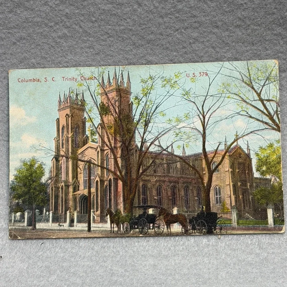 Columbia South Carolina Trinity Episcopal Church NC Martin TN Post 1916 POSTCARD